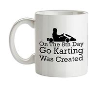 On The 8th Day Go Karting was Created - 10oz - Ceramic Mug for Coffee/Tea