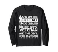 On The 8th Day God Created British Veteran UK Military Long Sleeve T-Shirt