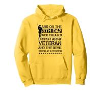 On The 8th Day God Created British Veteran UK Military Pullover Hoodie