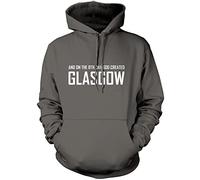 On The 8th Day God Created Glasgow Unisex Hoodie - Grey X-Large