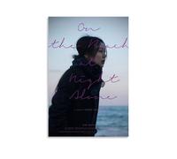 On The Beach at Night Alone Poster Decoration Vibrant High-end Wall Posters Retro Room Decorations Classic Art Posters Suitable For Teenagers Living Rooms BedroomsUnframe-style16x24inch(40x60cm)
