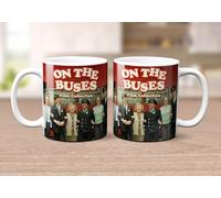 On The Buses Mug - Classic British Comedy Film Collection Design - Ceramic Coffee & Tea Cup - Retro TV Gift for Fans