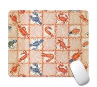 On The Cape Coastal Summer Texture Mouse pad, Square Waterproof and Anti Slip Mouse pad for Office laptops