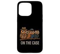 On The Case Detective Owls Squad Cartoon Case for iPhone 15 Pro Max
