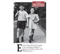 Greetings Card On The Ceiling Brother From Sister Boy And Girl Holding Hands And Carrying Books Card Emotional Rescue Natural One Size