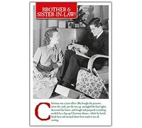 Funny Brother And Sister-In-Law Christmas Card Emotional Rescue Multi One Size