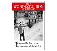 Funny Xmas Card For Him - Humorous Son Christmas Card