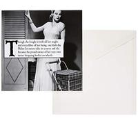 On the Ceiling, Funny Birthday Card For Her, Female Greetings Tartan Shopping Basket, Black & White