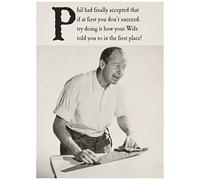 On The Ceiling Wife, Birthday, Greetings Card, 124 x 176mm C1787