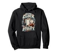 On the Clock Build the Dynasty Football Draft Day Pullover Hoodie