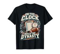 On the Clock Build the Dynasty Football Draft Day T-Shirt