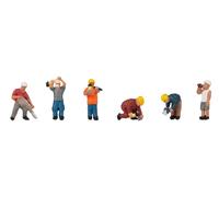 On the Construction Site (6) Figure set N gauge Faller 155612