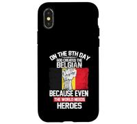 On The Eighth Day God Created The Belgian Pride Heroes Case for iPhone X/XS
