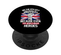 On The Eighth Day God Created The British Pride Heroes PopSockets Adhesive PopGrip