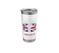 On The Eighth Day God Created The British Pride Heroes Stainless Steel Insulated Tumbler