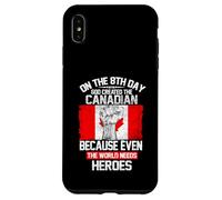 On The Eighth Day God Created The Canadian Pride Heroes Case for iPhone XS Max