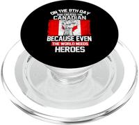 On The Eighth Day God Created The Canadian Pride Heroes PopSockets PopGrip for MagSafe