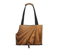 On the field of hope Pattern pet going out bag - lightweight travel cat bag, breathable shoulder bag for small dogs