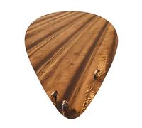 On the field of hope Patterned guitar picks - (thin/medium/thick) free to choose, suitable for all kinds of string instruments,