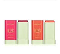 On-the-Glow Blush (2#hot red+3#coral orange)