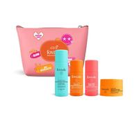 On the Glow Travel Kit | Vitamin C, Niacinamide & Peptides | Brightening & Hydrating Skincare Set | For Glowing Skin | Travel Pouch Included | Pack of 4 | Travel & Pocket Friendly