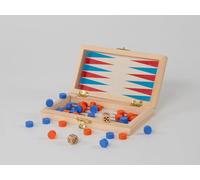 Recent Toys Backgammon Travel Set On-The-Go - Folding Portable Board for Kids & Adults