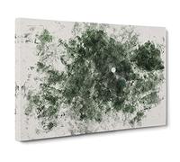 On The Golf Course Watercolour Canvas Print | Gallery Wrapped 30mm Frame Wall Art | 30x20 inches | Ready to Hang | Modern Sport Picture | Living Room Bedroom Lounge Office