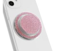 On The Grip Bling Bling Glitter Phone Grip & Stand - Elegant Magsafe Compatible Phone Holder for Secure Grip and Hands-Free Viewing (Pink)