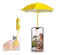 On The Grip Magnetic Umbrella Sunshade Phone Grip & Stand - Elegant Magsafe Compatible Phone Holder for Secure Grip and Hands-Free Viewing (Yellow)