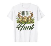 On The Hunt Easter Day Camo Print Easter Egg Hunter Men Boys T-Shirt