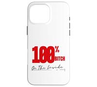 On The Inside I'm 100% Bitch 4B Movement Mama Bear Gifts Case for iPhone 16 Pro Max