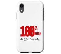 On The Inside I'm 100% Bitch 4B Movement Mama Bear Gifts Case for iPhone XR