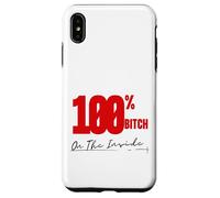On The Inside I'm 100% Bitch 4B Movement Mama Bear Gifts Case for iPhone XS Max