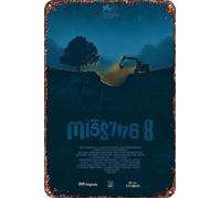 On the Job: The Missing 8 movie Metal Tin Sign Poster Decor for Living Room Cafe Decorative Sign for Wall 12x8Inches