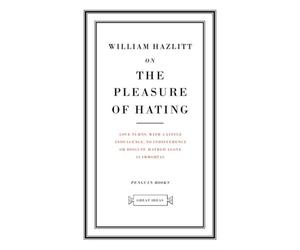 ON THE PLEASURES OF HATING by William Hazlitt Paperback Self Help Business
