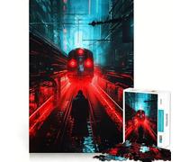 On The Railroad Jigsaw Puzzle for Teenagers 1000 Pieces Strong Logic Toy Quiet Calm Clear Edge Elegant Gift (50x75cm)