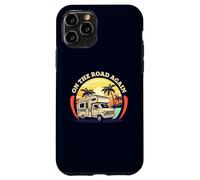 On The Road Again Camping Travel Road Trip Retro Sunset Case for iPhone 11 Pro