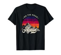 On The Road Again - Vintage Wilderness Adventure Design Value Graphic T-Shirt