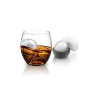 On the Rocks Glass and Ice Ball Mould Set Final Touch Clear One Size