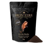On the Rocks Whiskey Infused Coffee 1kg Pour Over Grind - Medium Roast with Whiskey, Spice & Oak Notes | Ideal for Espresso, French Press & Pour Over Lovers - IRON & FIRE