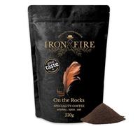 On the Rocks Whiskey Infused Coffee 220g Pour Over Grind - Medium Roast with Whiskey, Spice & Oak Notes | Ideal for Espresso, French Press & Pour Over Lovers - IRON & FIRE