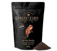 On the Rocks Whiskey Infused Coffee 500g Pour Over Grind - Medium Roast with Whiskey, Spice & Oak Notes | Ideal for Espresso, French Press & Pour Over Lovers - IRON & FIRE