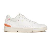 On The Roger Centre Court Synthetic Leather Women's Lace Up Trainers - White Sienna - Size:UK 8.5