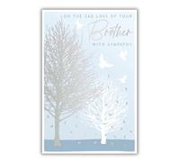 On The Sad Loss of Your Brother With Deepest Sympathy Card Death of Brother Card