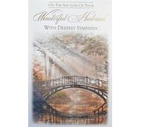On the Sad Loss of Your Wonderful Husband - Sympathy Card