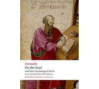 On the Soul – and Other Psychological Works – Oxford World's Classics