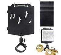 On the Stage Music Stand, Portable Music Stand, Trumpet Music Lyre Stand for Books, Adjustable