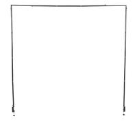 On the Support of the Table Bar, Adjustable Iron Table Balloon Arc Stand for Anniversary (Black)