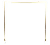 On the Support of the Table Bar, Adjustable Iron Table Balloon Arc Stand for Anniversary (Gold)