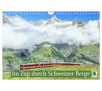 On the train through the Swiss mountains UK-Version (Wall Calendar 2026 DIN A4 Landscape), CALVENDO 12 Month Wall Calendar